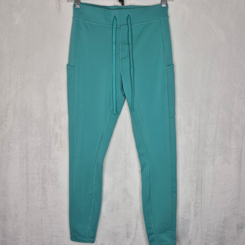 ALO Yoga High Waist Pocket Activewear Leggings Teal Size Small